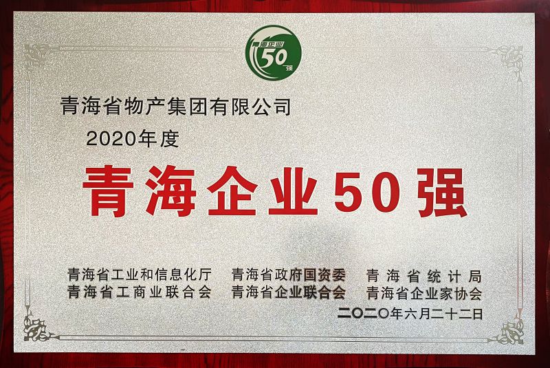 2020年度青海企業50強