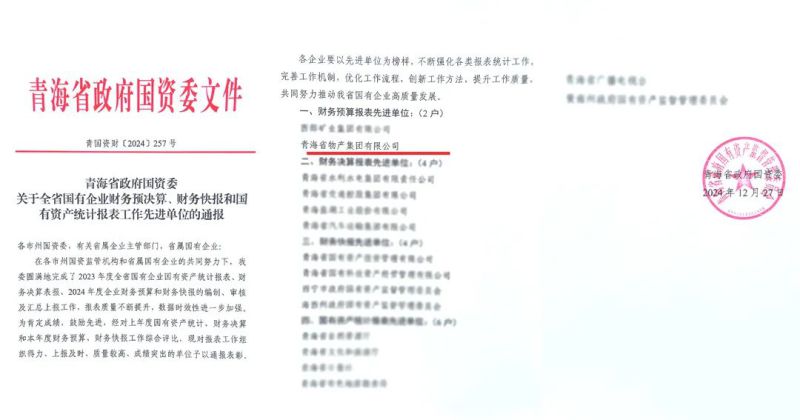 省物產(chǎn)集團榮獲省國資委2024年度財務預算報表工作先進單位